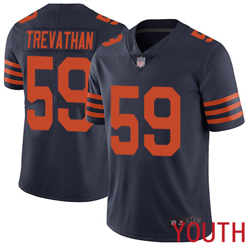 Chicago Bears Limited Navy Blue Youth Danny Trevathan Jersey NFL Football #59 Rush Vapor Untouchable->women nfl jersey->Women Jersey
